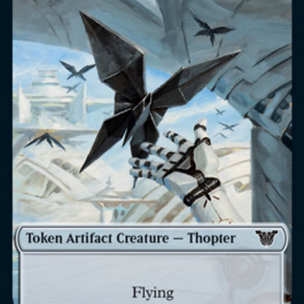 Thopter // Spirit (002) Double-Sided Token [Kamigawa: Neon Dynasty Commander Tokens]