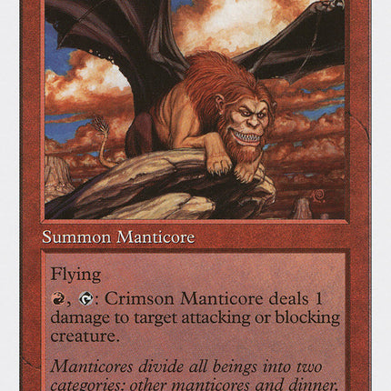 Crimson Manticore [Fifth Edition]