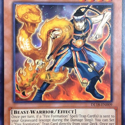 Brotherhood of the Fire Fist - Snake (Red) [DL18-EN009] Rare
