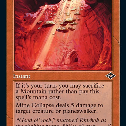 Mine Collapse (Retro Foil Etched) [Modern Horizons 2]