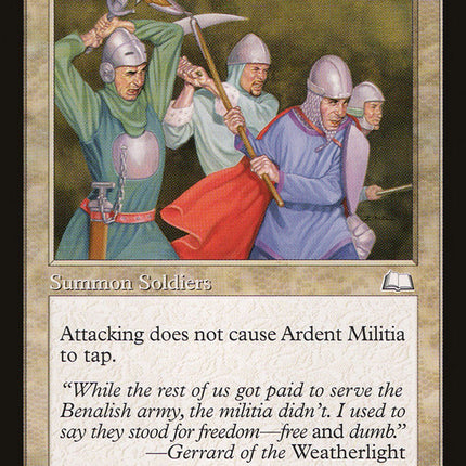 Ardent Militia [Weatherlight]