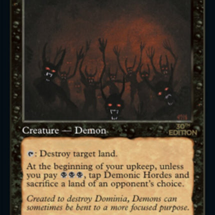 Demonic Hordes (Retro) [30th Anniversary Edition]