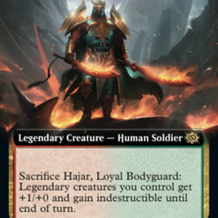 Hajar, Loyal Bodyguard (Extended Art) [The Brothers' War]