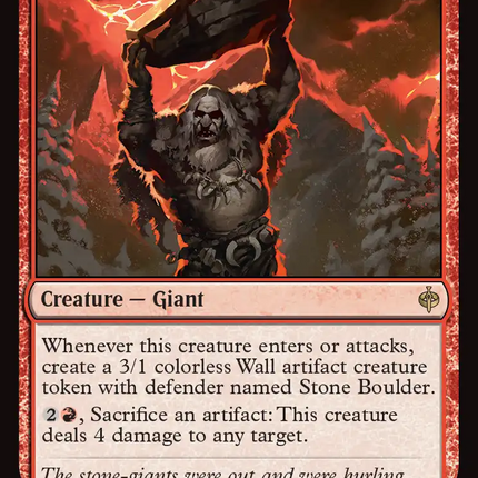 Stone-Giant of High Pass [The Hobbit]