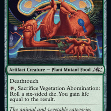 Vegetation Abomination (Galaxy Foil) [Unfinity]