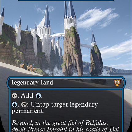 Dol Amroth - Minamo, School at Water's Edge (Surge Foil Realms and Relics) [The Lord of the Rings: Tales of Middle-Earth Commander]