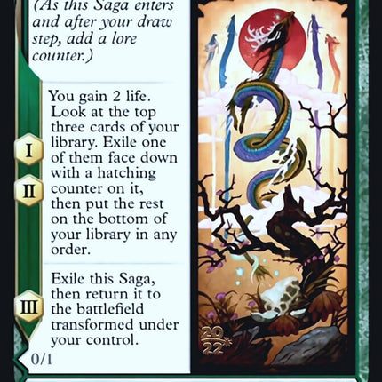 The Dragon-Kami Reborn // Dragon-Kami's Egg [Kamigawa: Neon Dynasty Prerelease Promos]