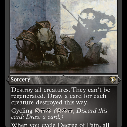 Decree of Pain (Foil Etched) [Commander Masters]