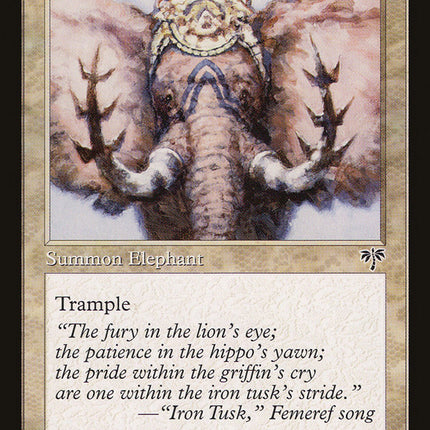 Iron Tusk Elephant [Mirage]
