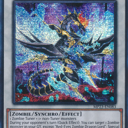 Red-Eyes Zombie Dragon Lord [MP23-EN083] Prismatic Secret Rare