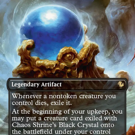 Chaos Shrine's Black Crystal (Borderless) [FINAL FANTASY Commander]