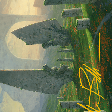 Monumental Henge Art Card (Gold-Stamped Signature) [Modern Horizons 3 Art Series]