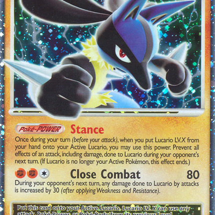 Lucario LV.X (DP12) [Diamond & Pearl: Black Star Promos]