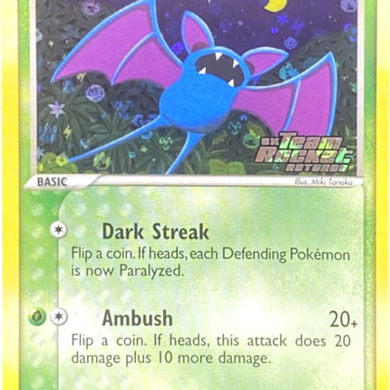 Zubat (82/109) (Stamped) [EX: Team Rocket Returns]