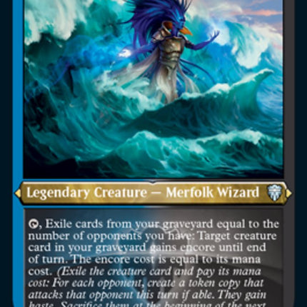 Araumi of the Dead Tide (Etched) [Commander Legends]