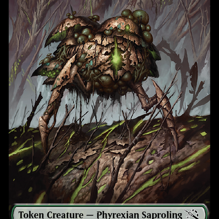 First Mate Ragavan // Phyrexian Saproling Double-Sided Token [March of the Machine Tokens]
