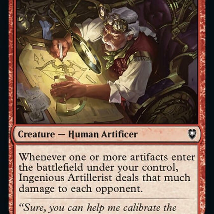 Ingenious Artillerist [Commander Legends: Battle for Baldur's Gate]