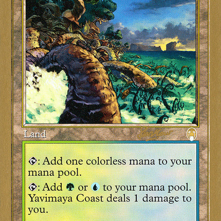 Yavimaya Coast (Sim Han How) [World Championship Decks 2002]