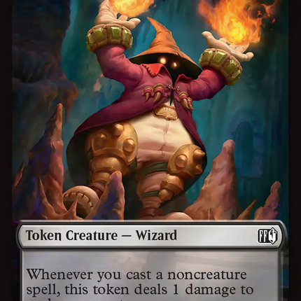 Bird (0016) // Wizard (0014) Double-Sided Token [FINAL FANTASY Tokens]