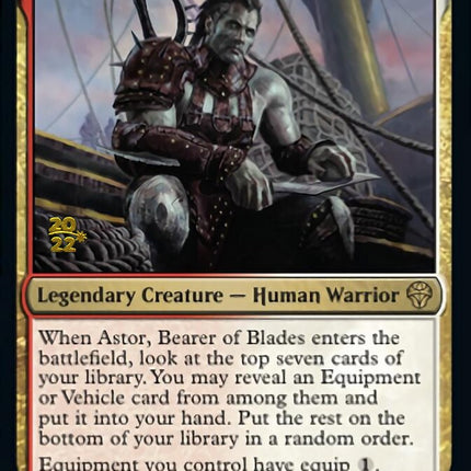 Astor, Bearer of Blades [Dominaria United Prerelease Promos]