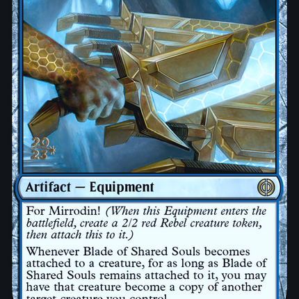 Blade of Shared Souls [Phyrexia: All Will Be One Prerelease Promos]