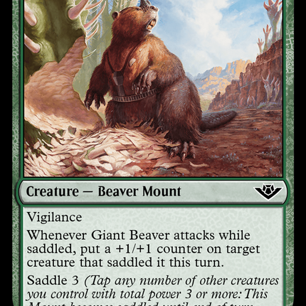 Giant Beaver [Outlaws of Thunder Junction]