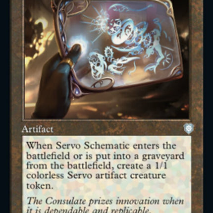 Servo Schematic (Retro) [The Brothers' War Commander]