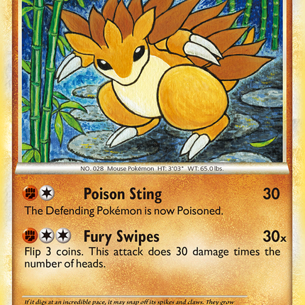 Sandslash (29/123) [HeartGold & SoulSilver: Base Set]