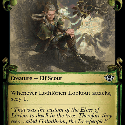 Lothlorien Lookout [The Lord of the Rings: Tales of Middle-Earth Showcase Scrolls]