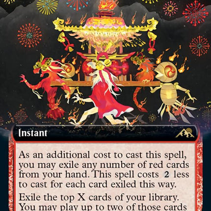 March of Reckless Joy (Extended Art) [Kamigawa: Neon Dynasty]