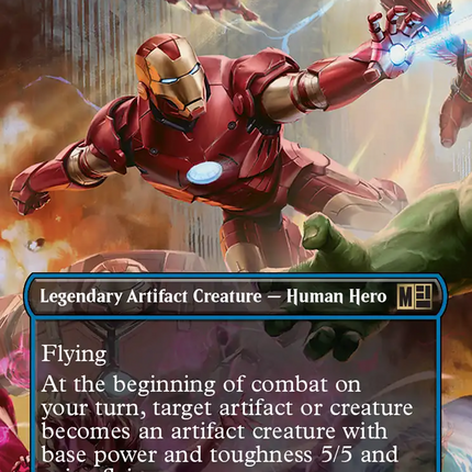 Iron Man, Futurist Paragon (Borderless) [Marvel Super Heroes Commander]