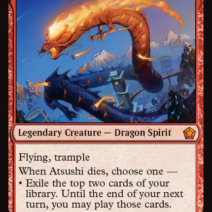 Atsushi, the Blazing Sky [Foundations Commander]