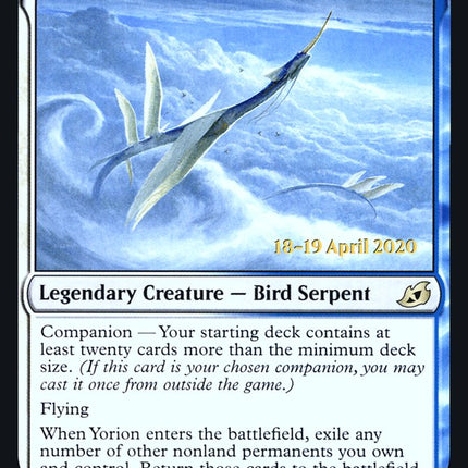 Yorion, Sky Nomad [Ikoria: Lair of Behemoths Prerelease Promos]