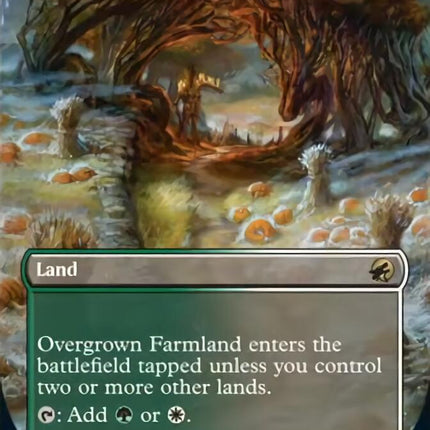 Overgrown Farmland (Borderless Alternate Art) [Innistrad: Midnight Hunt]