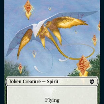 Spirit (003) // Thopter Double-Sided Token [Innistrad: Crimson Vow Commander Tokens]