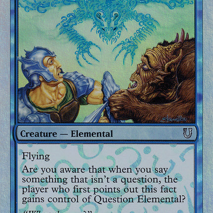 Question Elemental? (Alternate Foil) [Unhinged]