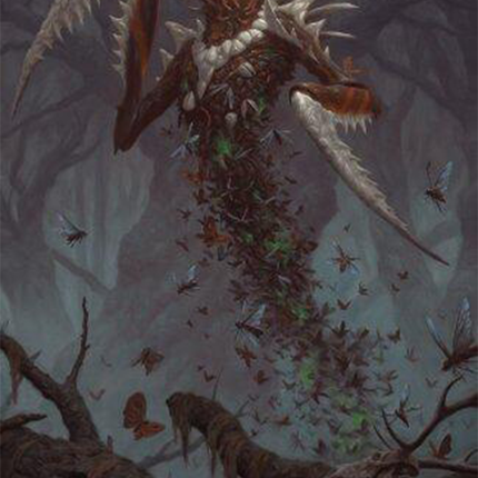 Grist, the Plague Swarm Art Card [Modern Horizons 3 Art Series]
