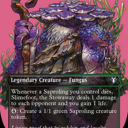 Slimefoot, the Stowaway (Borderless Profile) [Commander Masters]