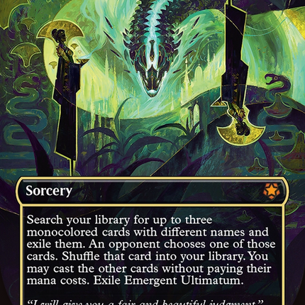 Emergent Ultimatum (Borderless) [Tarkir: Dragonstorm Special Guests]