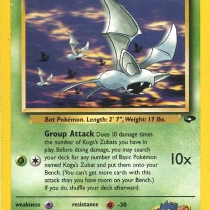 Koga's Zubat (83/132) [Gym Challenge Unlimited]