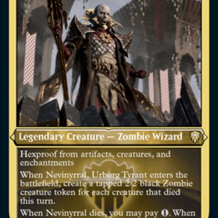 Nevinyrral, Urborg Tyrant (Etched) [Commander Legends]