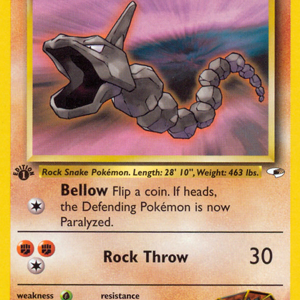 Brock's Onix (69/132) [Gym Heroes 1st Edition]