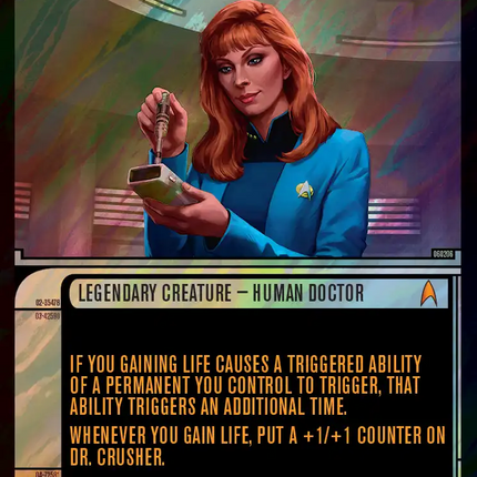 Dr. Beverly Crusher (Showcase) (Surge Foil) [Star Trek]