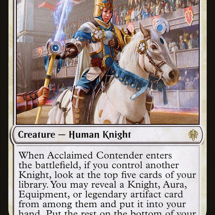 Acclaimed Contender [Throne of Eldraine]