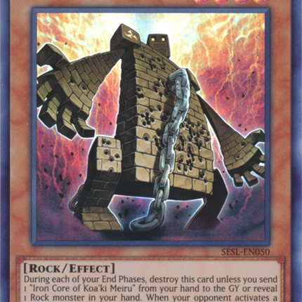 Koa'ki Meiru Wall [SESL-EN050] Super Rare