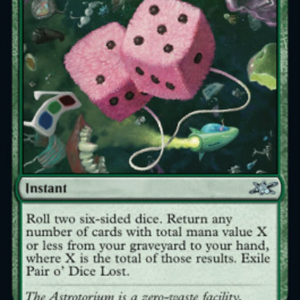 Pair o' Dice Lost (Galaxy Foil) [Unfinity]