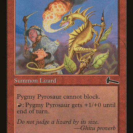 Pygmy Pyrosaur [Urza's Legacy]