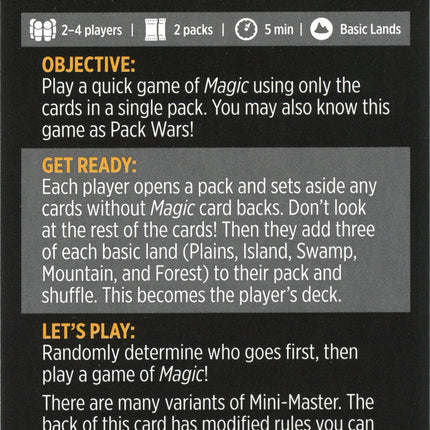 Mini-Master (Magic Minigame) [Dominaria United Minigame]