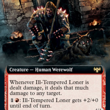 Ill-Tempered Loner // Howlpack Avenger (Extended Art) [Innistrad: Crimson Vow]