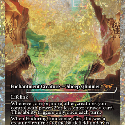 Enduring Innocence (Japan Showcase Fracture Foil) [Duskmourn: House of Horror]